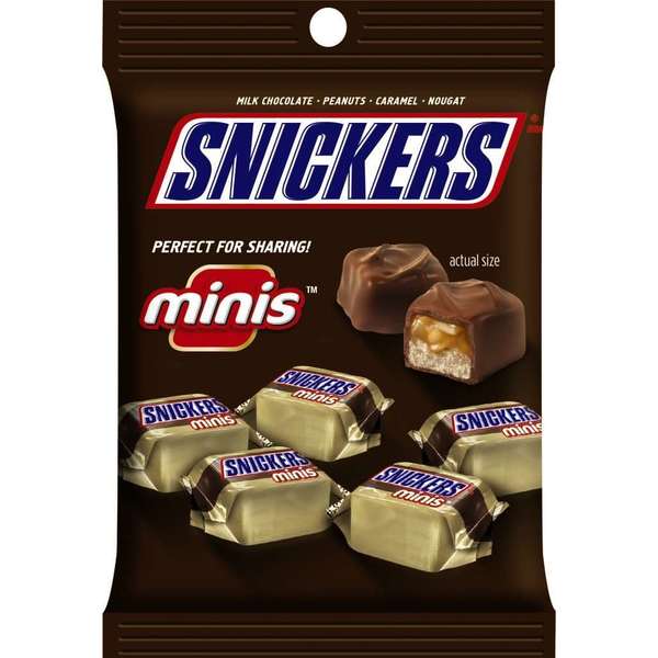 Snickers Snickers Minis Chocolate Candy 4.4 oz. Bag, PK12 108241